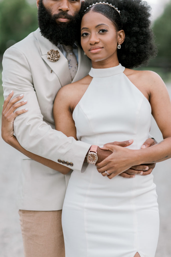  modern black couple anniversary wedding elopement atlanta serenbe photographer