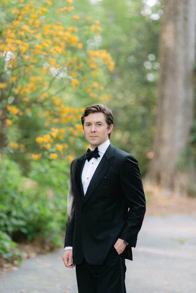Groom Portraits Atlanta Wedding Photographer Renee Jael Woodland Gardens